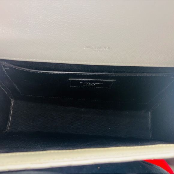 YSL gray medium envelope bag - Picture 14 of 15